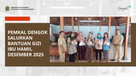 Pemkal Dengok Salurkan Bantuan Gizi Ibu Hamil Desember 2025